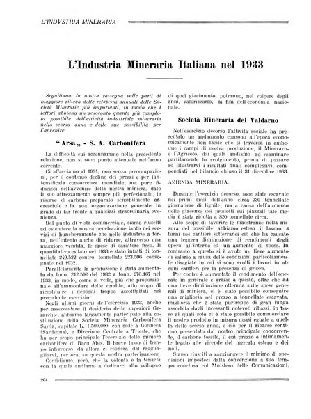 L'industria mineraria bollettino mensile della Federazione nazionale fascista dell'industria mineraria