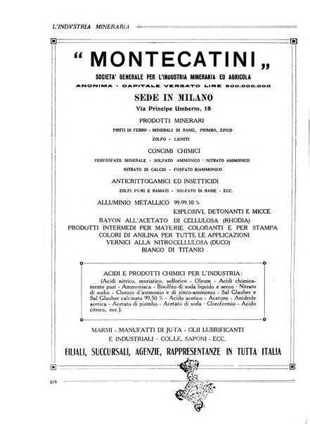 L'industria mineraria bollettino mensile della Federazione nazionale fascista dell'industria mineraria