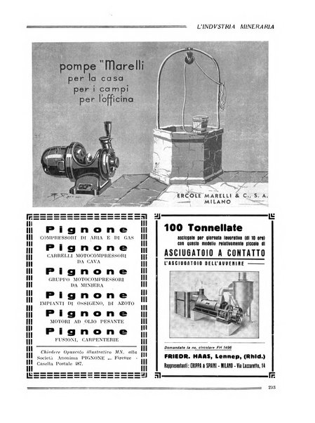 L'industria mineraria bollettino mensile della Federazione nazionale fascista dell'industria mineraria