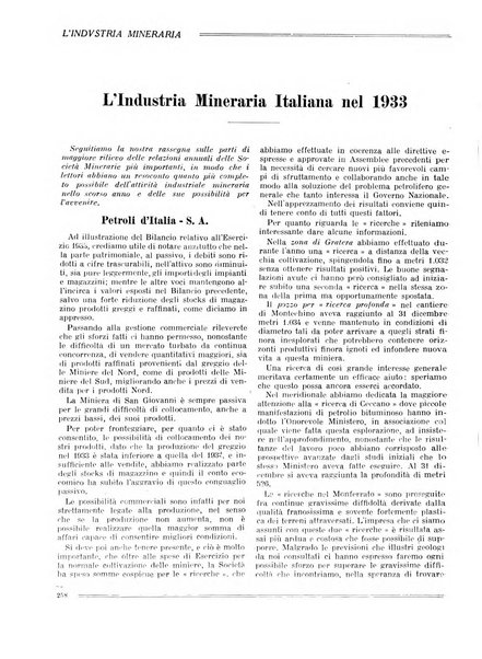 L'industria mineraria bollettino mensile della Federazione nazionale fascista dell'industria mineraria