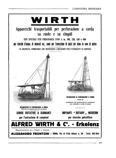 L'industria mineraria bollettino mensile della Federazione nazionale fascista dell'industria mineraria