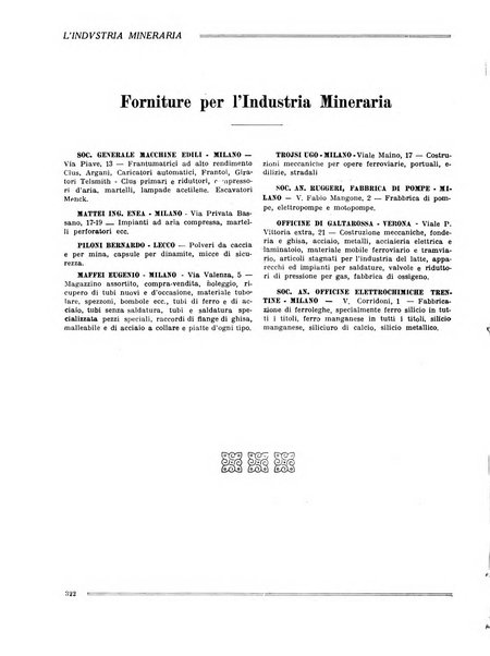 L'industria mineraria bollettino mensile della Federazione nazionale fascista dell'industria mineraria