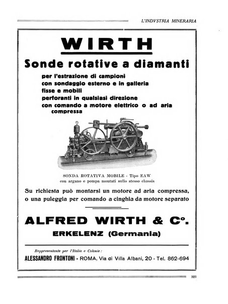 L'industria mineraria bollettino mensile della Federazione nazionale fascista dell'industria mineraria