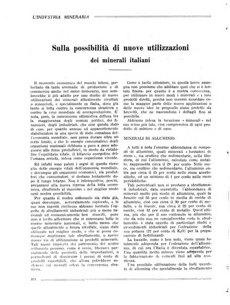 L'industria mineraria bollettino mensile della Federazione nazionale fascista dell'industria mineraria