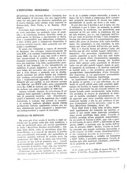 L'industria mineraria bollettino mensile della Federazione nazionale fascista dell'industria mineraria