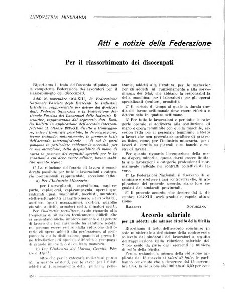 L'industria mineraria bollettino mensile della Federazione nazionale fascista dell'industria mineraria