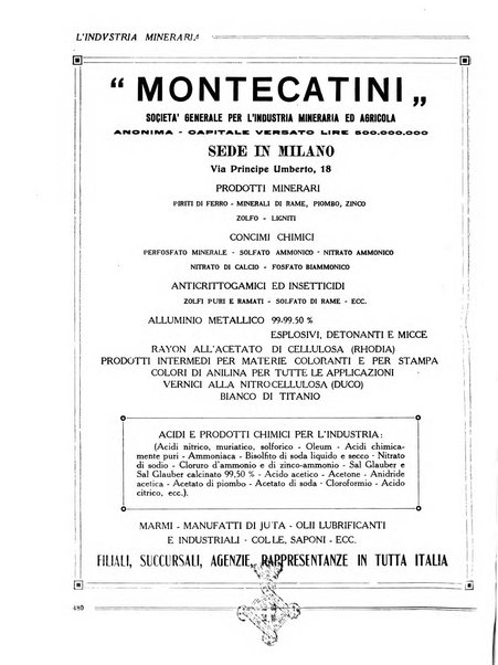 L'industria mineraria bollettino mensile della Federazione nazionale fascista dell'industria mineraria