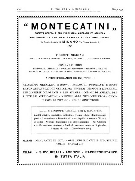 L'industria mineraria bollettino mensile della Federazione nazionale fascista dell'industria mineraria