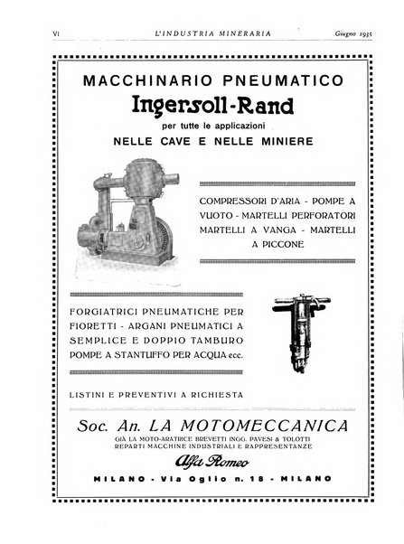 L'industria mineraria bollettino mensile della Federazione nazionale fascista dell'industria mineraria