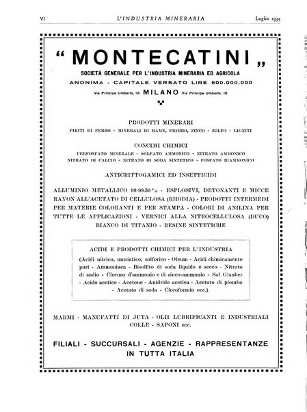 L'industria mineraria bollettino mensile della Federazione nazionale fascista dell'industria mineraria