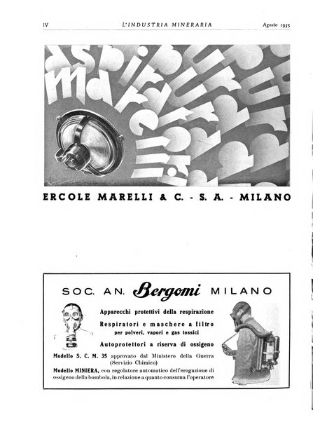 L'industria mineraria bollettino mensile della Federazione nazionale fascista dell'industria mineraria