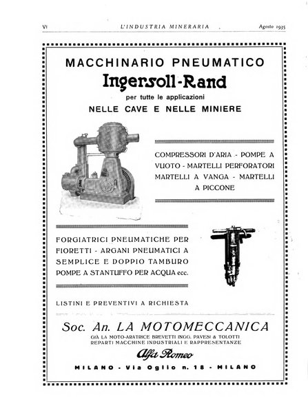 L'industria mineraria bollettino mensile della Federazione nazionale fascista dell'industria mineraria