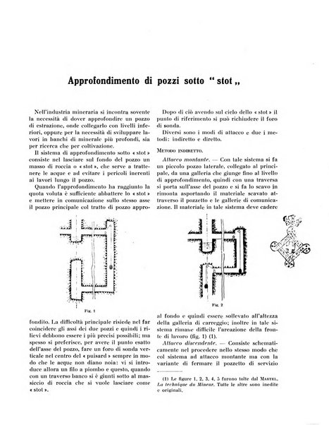 L'industria mineraria bollettino mensile della Federazione nazionale fascista dell'industria mineraria