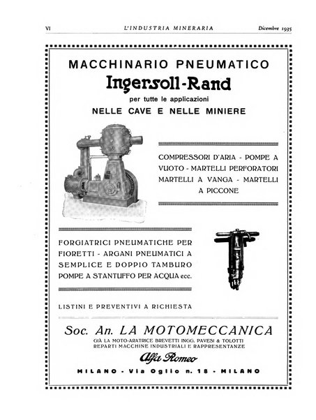 L'industria mineraria bollettino mensile della Federazione nazionale fascista dell'industria mineraria