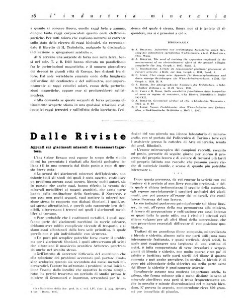 L'industria mineraria bollettino mensile della Federazione nazionale fascista dell'industria mineraria