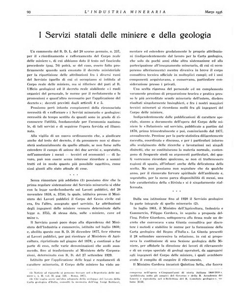 L'industria mineraria bollettino mensile della Federazione nazionale fascista dell'industria mineraria