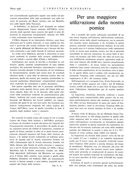 L'industria mineraria bollettino mensile della Federazione nazionale fascista dell'industria mineraria