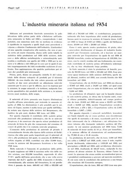 L'industria mineraria bollettino mensile della Federazione nazionale fascista dell'industria mineraria