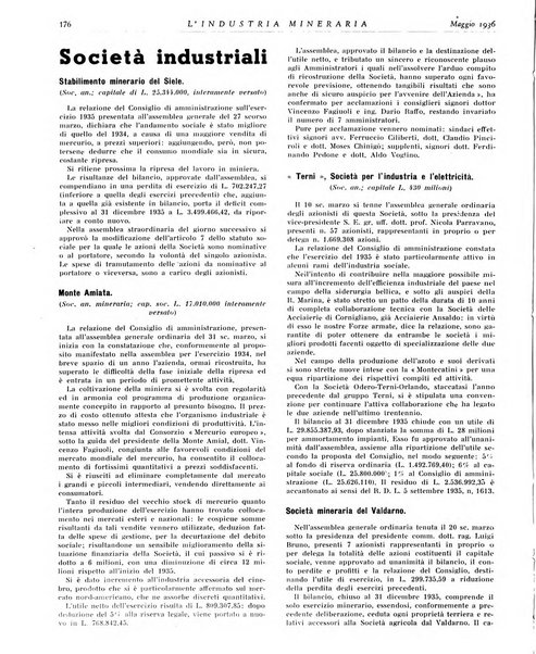 L'industria mineraria bollettino mensile della Federazione nazionale fascista dell'industria mineraria