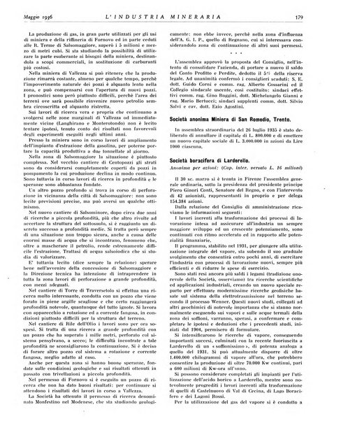 L'industria mineraria bollettino mensile della Federazione nazionale fascista dell'industria mineraria