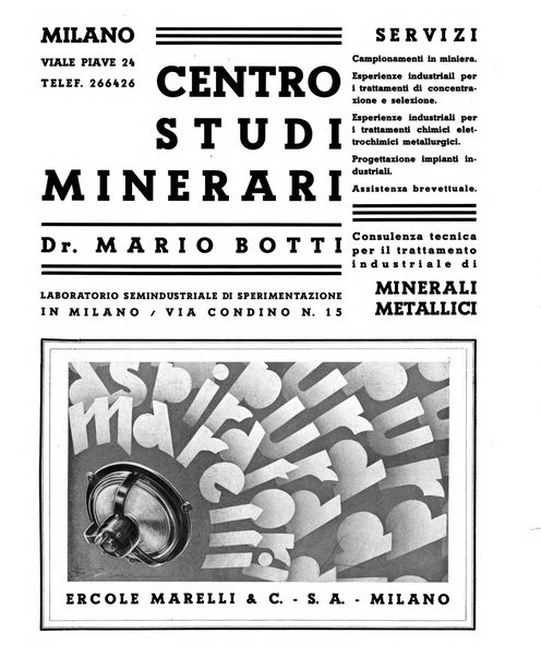 L'industria mineraria bollettino mensile della Federazione nazionale fascista dell'industria mineraria