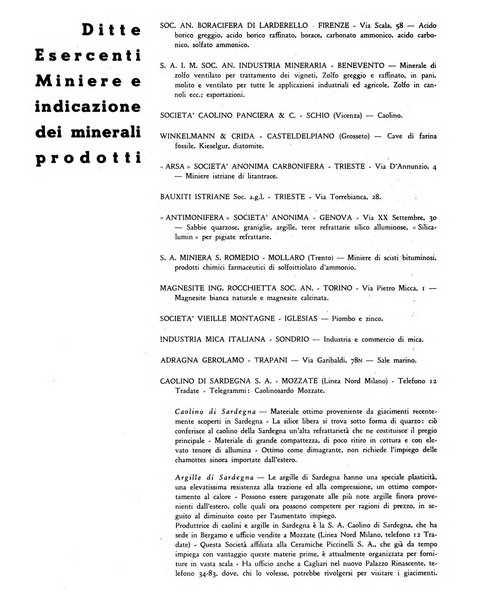 L'industria mineraria bollettino mensile della Federazione nazionale fascista dell'industria mineraria