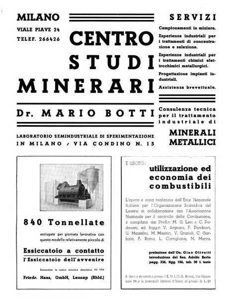 L'industria mineraria bollettino mensile della Federazione nazionale fascista dell'industria mineraria