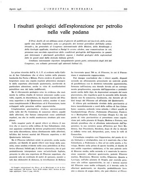 L'industria mineraria bollettino mensile della Federazione nazionale fascista dell'industria mineraria