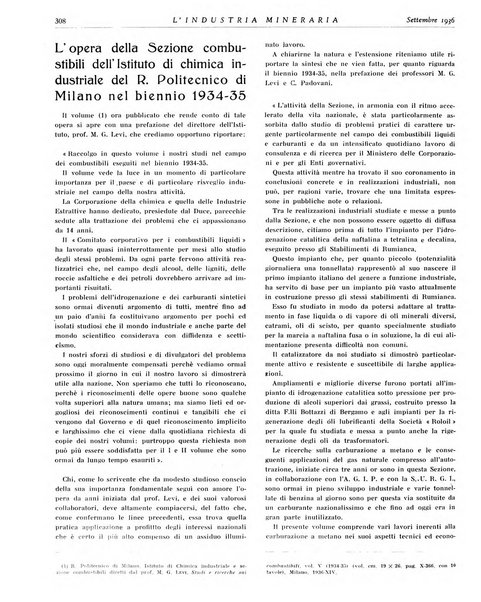 L'industria mineraria bollettino mensile della Federazione nazionale fascista dell'industria mineraria