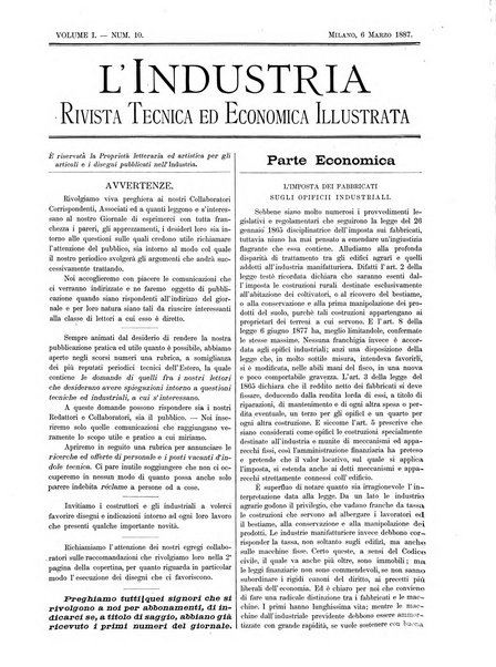 L'industria rivista tecnica ed economica illustrata