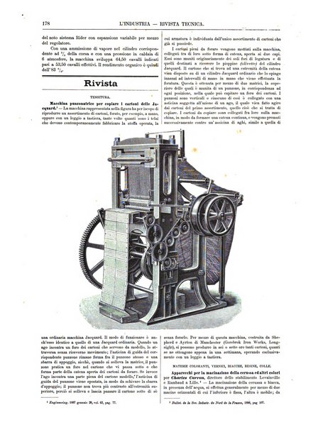 L'industria rivista tecnica ed economica illustrata