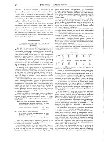 L'industria rivista tecnica ed economica illustrata