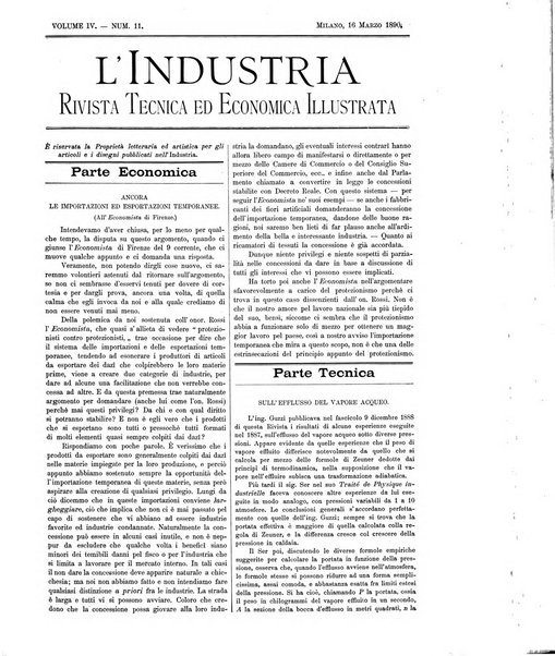 L'industria rivista tecnica ed economica illustrata