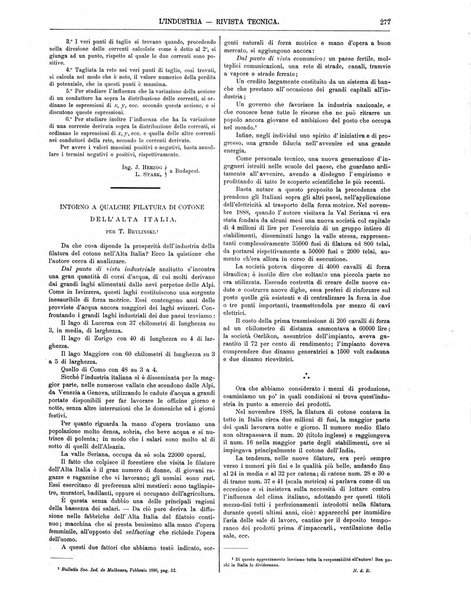 L'industria rivista tecnica ed economica illustrata