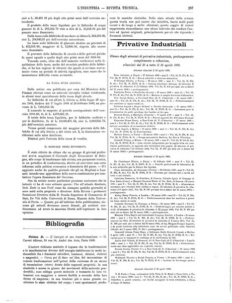 L'industria rivista tecnica ed economica illustrata