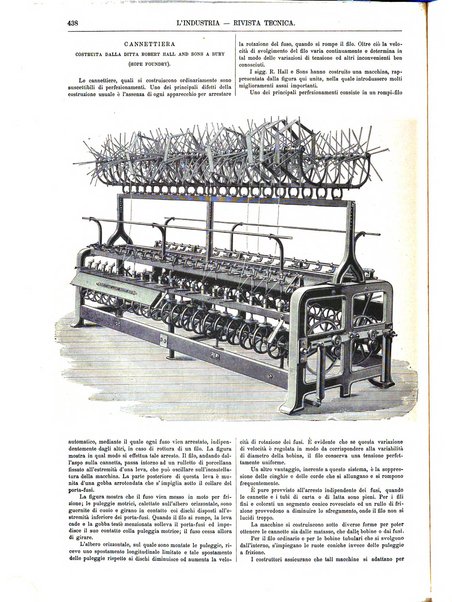 L'industria rivista tecnica ed economica illustrata