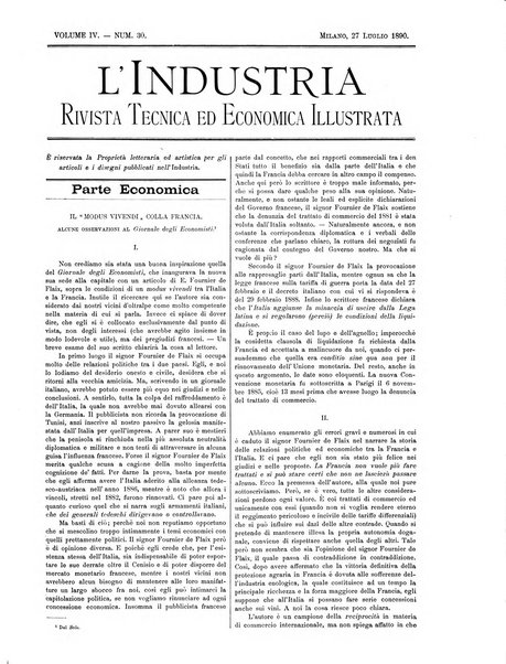 L'industria rivista tecnica ed economica illustrata