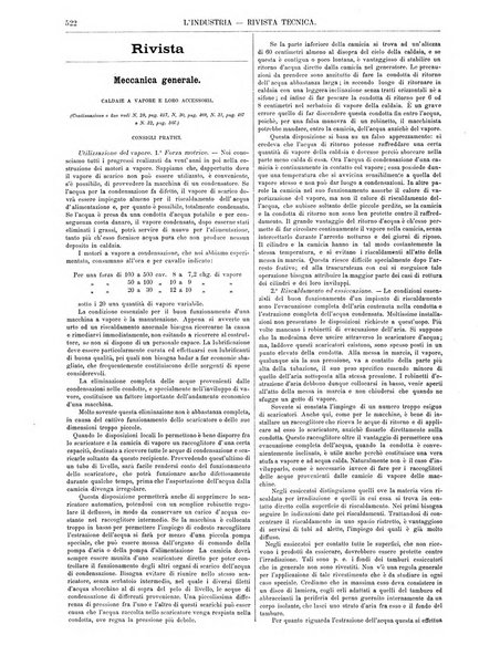 L'industria rivista tecnica ed economica illustrata