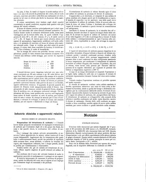 L'industria rivista tecnica ed economica illustrata