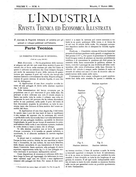 L'industria rivista tecnica ed economica illustrata