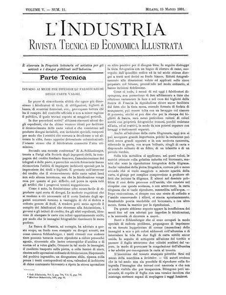 L'industria rivista tecnica ed economica illustrata