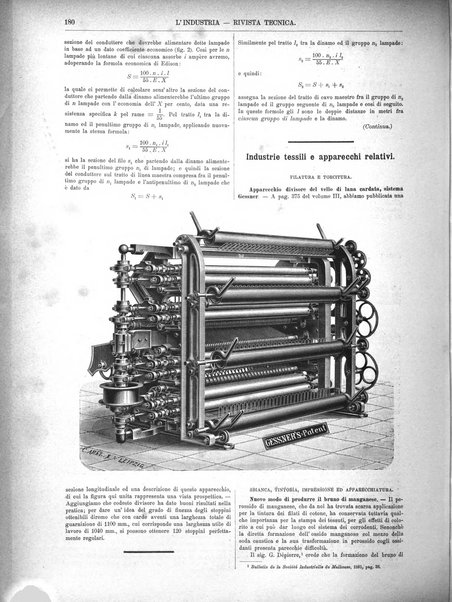 L'industria rivista tecnica ed economica illustrata