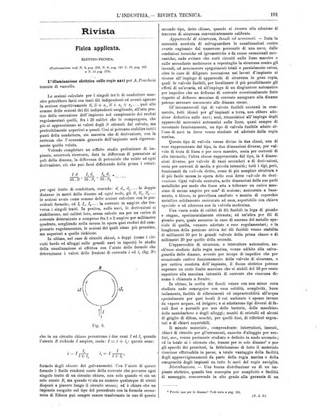 L'industria rivista tecnica ed economica illustrata