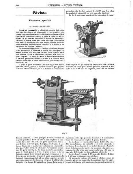 L'industria rivista tecnica ed economica illustrata