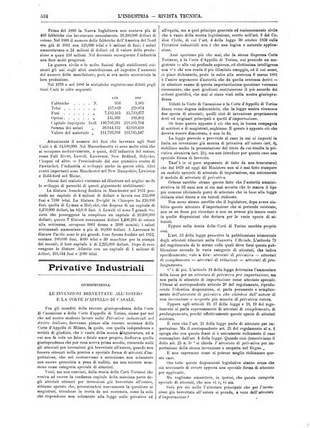 L'industria rivista tecnica ed economica illustrata