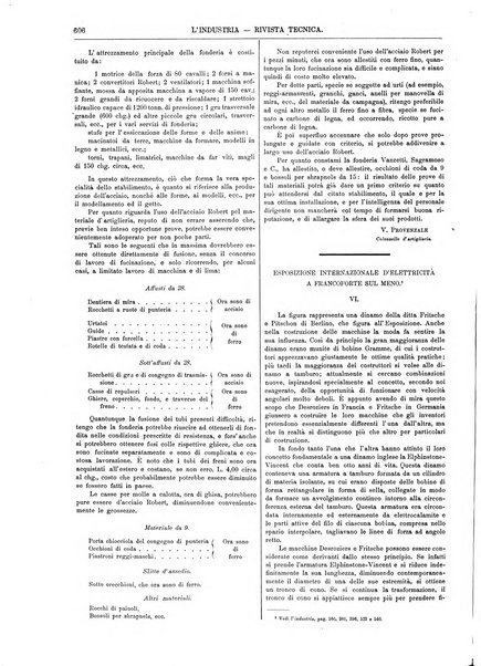 L'industria rivista tecnica ed economica illustrata