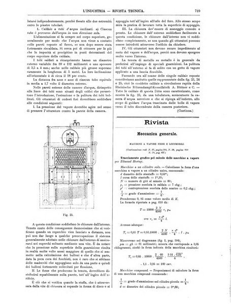 L'industria rivista tecnica ed economica illustrata