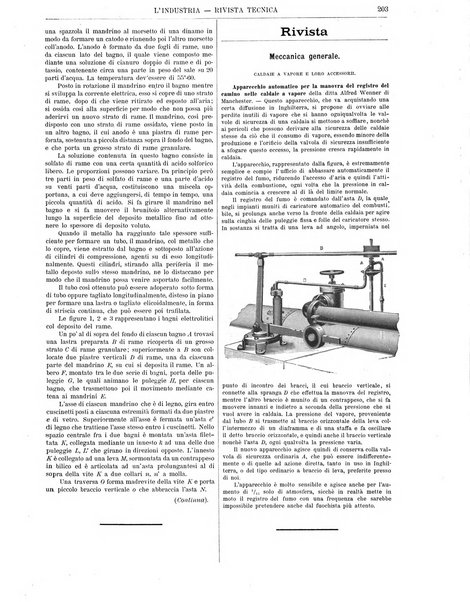 L'industria rivista tecnica ed economica illustrata