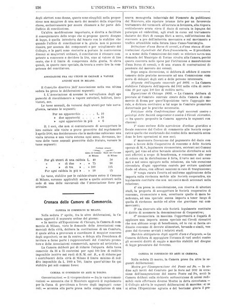 L'industria rivista tecnica ed economica illustrata