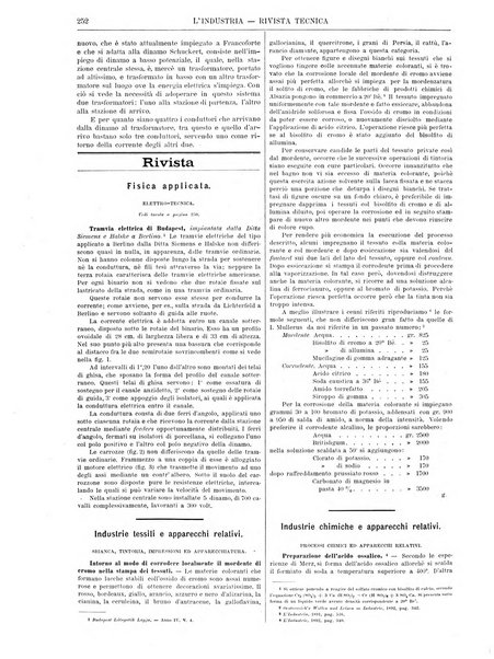 L'industria rivista tecnica ed economica illustrata